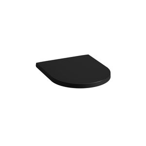 Kartell closetzitting met deksel mat zwart softclose quick release