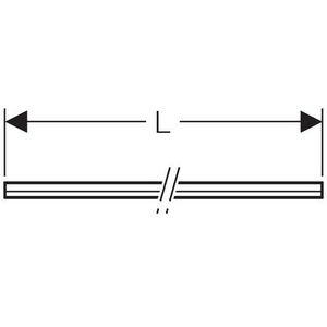 Rol a 10mtr. PE inlegband 48mm tbv glijbeugel Ø200-315mm