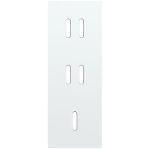 Afdekplaat 3-voud vertic. 71mm centerafst 154-56954