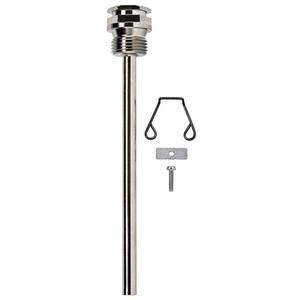 Temperatuurtoebehoren dompelbuis messing 100mm