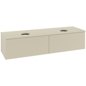 Wastafelonderkast Antao 1600x360x500mm S.Grey Matt Lacquer K39150HJ