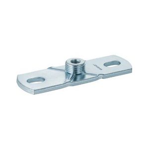 bevestigingsplaat met moer M10bi. / 1/2"bu.