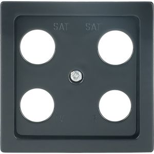 Centraalplaat satelliet f-antraciet (1743-04-81)