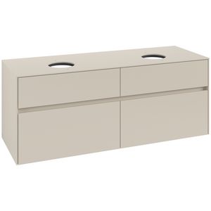 Wastafelonderkast Collaro 1400x548x500mm Cashmere Grey C048B0VN