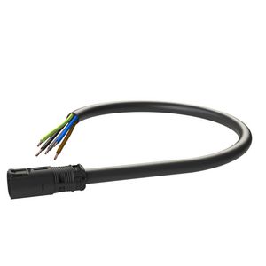 Patchkabel Male-open 0,3m 5G2,5 zwart Eca VVE=30