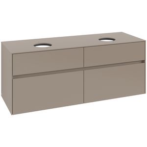 Wastafelonderkast Collaro 1400x548x500mm Taupe C048B0VM