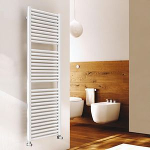 Badkamerradiator watergevoed CLAUDIA 1195x1000mm compact middenaansluiting 50mm wit RAL9016