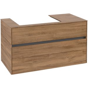 Wastafelonderkast Collaro 1000x548x500mm Oak Kansas C01700RH