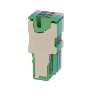 Plug d.beige bl. groen 1.5mm² 17.5A 50 2482460000 VVE=25