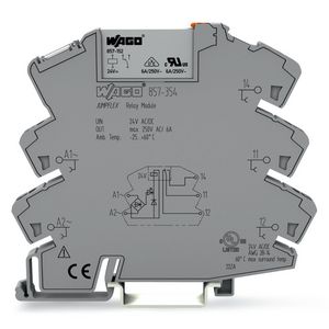 Relaismodule AC/DC 24V 1 wisselcontact 857-354
