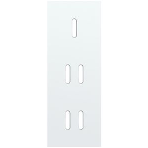 Afdekplaat 3-voud vertic. 71mm centerafst 154-56953