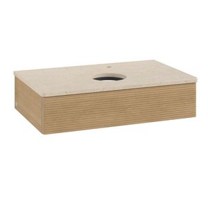 Wastafelonderkast Antao 800x190x500mm Honey Oak L08153HN