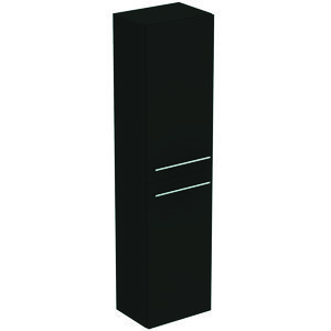 Kolomkast hoog LIFE-A 160x40cm 2x deur mat carbon donkergrijs