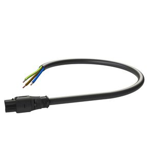 Patchkabel Female-open 0,3m 3G2,5 zwart Eca VVE=10
