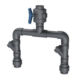 Kit 2 cpl. dischargepipe Duolift 270l