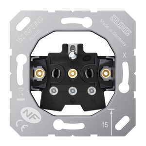 Wandcontactdoos inzet enkel R/A Belg/Frans 1521NFEINS