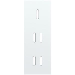 Afdekplaat 3-voud vertic. 71mm centerafst 154-56953