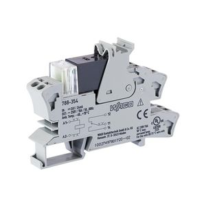 Relaismodule DC 24V 1 wisselcontact grijs 788-354