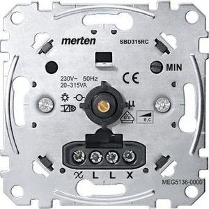 Draaidimmer voor capacitieve last 20-315 W