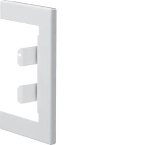 Wandrozet BR65 65x100mm staal verkeerswit