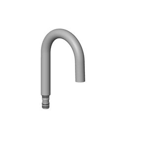 Uitloop 100mm, 7l/min. Champagne (22kt Goud)