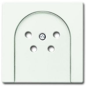 Centraalplaat tel.contactdoos f-matwit (2767-884-503)