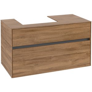 Wastafelonderkast Collaro 1000x548x500mm Oak Kansas C01400RH