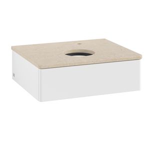 Wastafelonderkast Antao 600x190x500mm White Matt Lacquer K07053MT