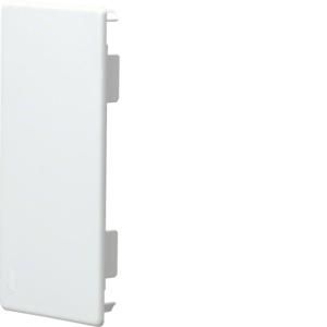 Eindplaat voor goot 60x130mm FB verkeerswit