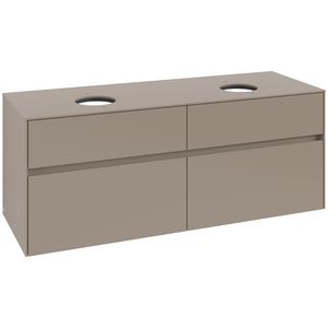 Wastafelonderkast Collaro 1400x548x500mm Taupe C04800VM