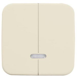 Toets voor seriedimmer 6565U SI creme (6545-212)