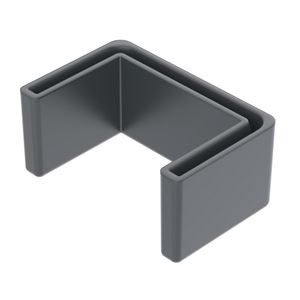 Protective cap US 3 support 25x50 Polyethyleen graph VVE=100