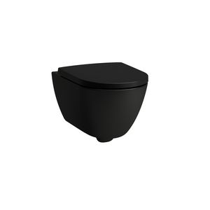 Wandcloset PRO-X Advanced  rimless  diepspoel EasyFit 3.0 MZwart (excl. zitting)