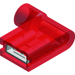 DoosA 100st. Geis. haakse vlakstekersh.-F RD 0,5-1,5mm² 4,8