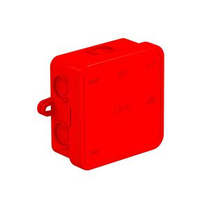 Kabeldoos 75x75x36mm polyethyleen rot VVE=10