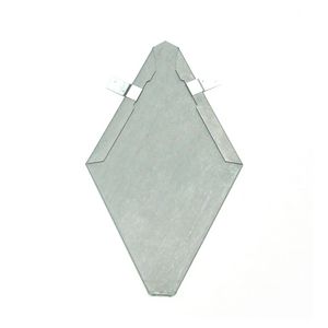 RHEINZINK PreP blue-grey Losange ruit 200 168x309mm