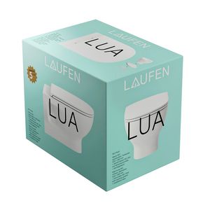 Wandcloset combipack Lua rimless diepspoel 520mm wit incl. zitting softclose