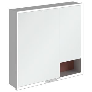Inbouw-spiegelkast My View+ 800x750x168mm Wine Red