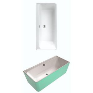 Ligbad Collaro wandm. hoek re ClrDm BlkM. UBA180COR9CRBCVN01