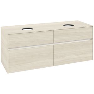Wastafelonderkast Collaro 1400x548x500mm White Oak C04800AA