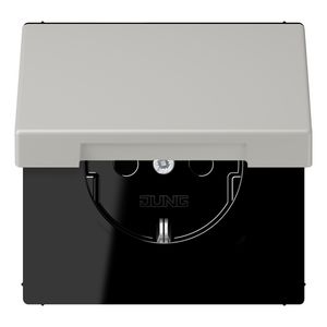 Wandcontactdoos met R/A klapdeksel slagvast LC32013