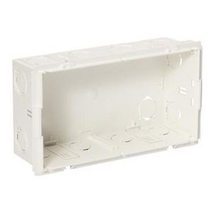 CYB-D40 Dubbele montagebox voor wandgoot Wit Thorsman VVE=10