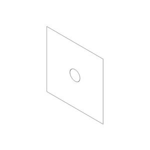 Dichting voor wastafel wand Afdichtmanchet 0414030790090