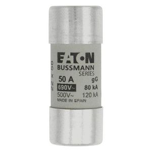 Zekering laagspanning 50A AC 690V 22x58mm gL/gG IEC VVE=10