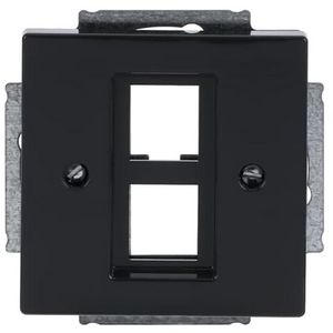 Centraalplaat 2 x MJ 216000-2/216005-4 f-antraciet (2561-02-81)