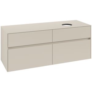 Wastafelonderkast Collaro 1400x548x500mm Cashmere Grey C047B0VN