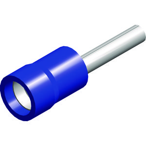 Doos a 100st. Stiftkabelschoen blauw 1,5-2,5mm² 12