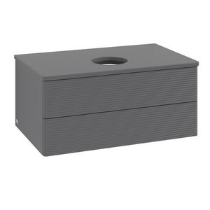Wastafelonderkast Antao 800x360x500mm Antr. Matt Lacquer K19110GK