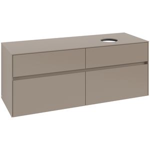 Wastafelonderkast Collaro 1400x548x500mm Taupe C047B0VM