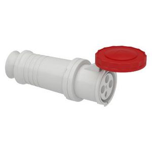 Koppelcontactstop 3P+A 125A 380-415V AC 6h IP67 PratiKa